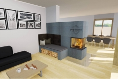 Panorama-Wohnzimmer